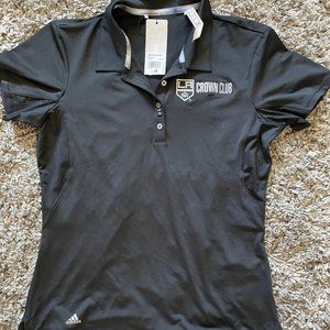 LA Kings Adidas Black Polo